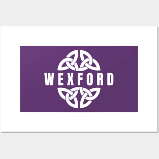 Wexford in Celtic Knot, Ireland Posters and Art